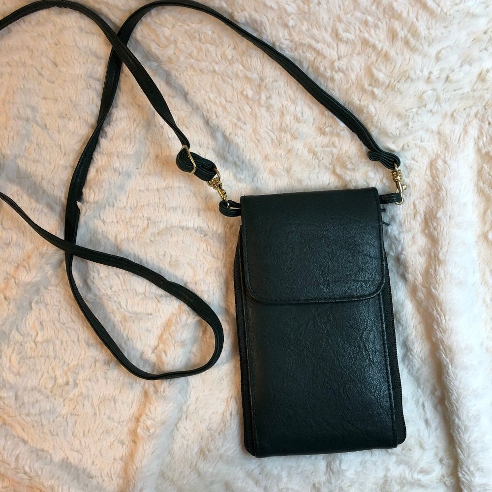 Vintage Kolbu Vegan Leather Wallet Crossbody